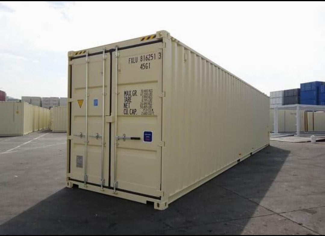 Contenedor Marítimo 40 Pies HC 1er Viaje Doble puerta